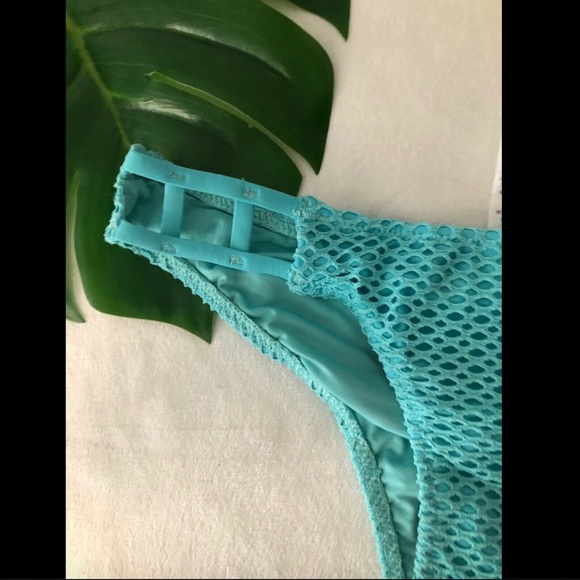 NWT Volcom 'Love & Haight' Retro Bikini Bottoms‎ Blue Bird [ SZ Small ] - Picture 3 of 8